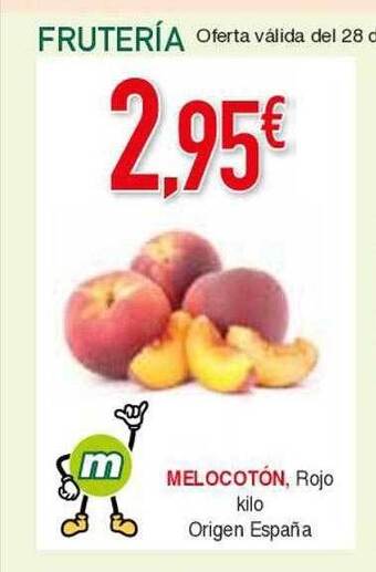 Masymas Melocotón, rojo oferta