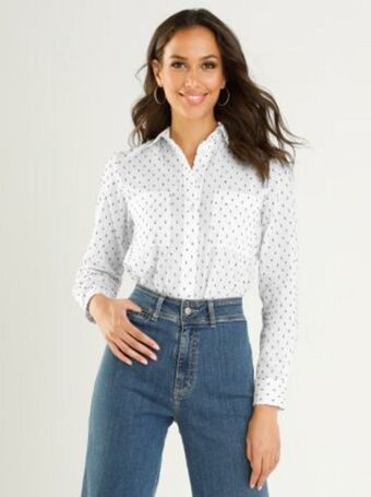 Venca Camisa manga larga tejido plumeti oferta
