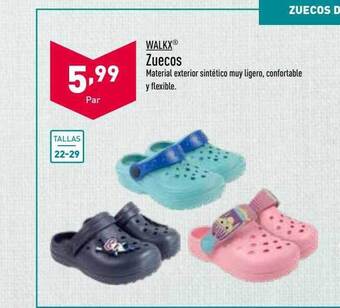 ALDI Walkx zuecos oferta