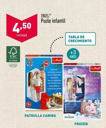 ALDI Trefl puzle infantil oferta