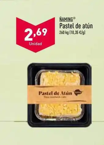 ALDI Naming pastel de atun oferta