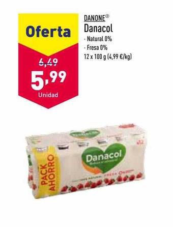 ALDI Danone danacol oferta