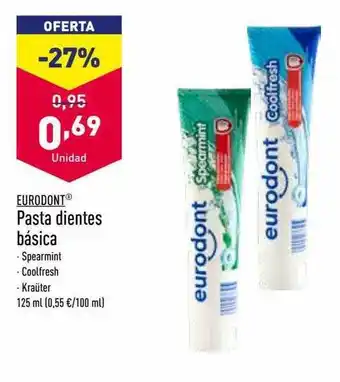 Eurodont pasta dientes básica