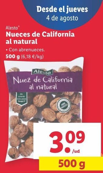 Lidl Nueces alesto oferta