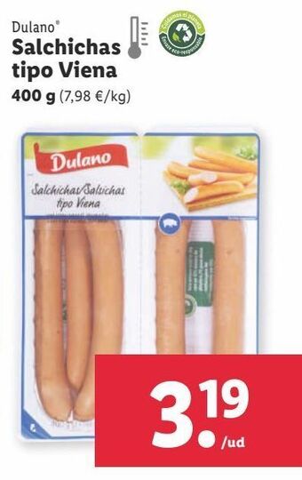 Lidl Salchichas dulano oferta