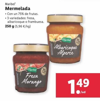 Lidl Mermelada maribel oferta