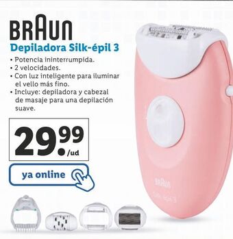 Lidl Depiladora braun oferta