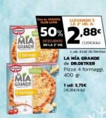 Supermercados Lupa La mia grande de dr. oetker oferta
