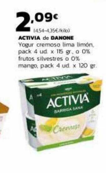 Supermercados Lupa Activia de danone oferta
