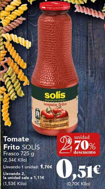 Gadis Tomate frito solís oferta