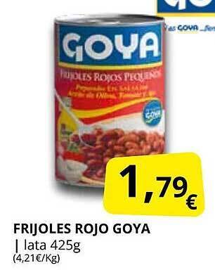 Supermercados MAS Frijoles rojo goya oferta