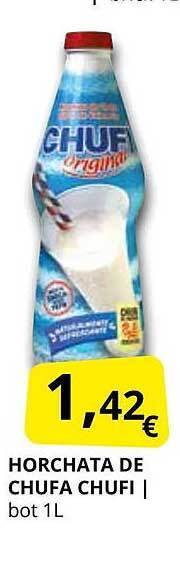 Supermercados MAS Horchata de chufa chufi oferta