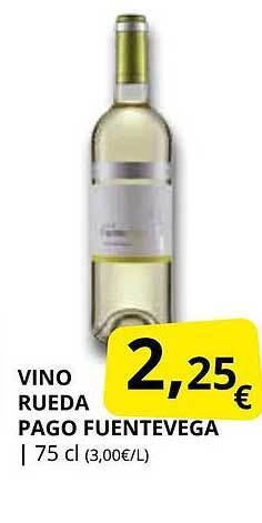 Supermercados MAS Vino rueda pago fuentevega oferta
