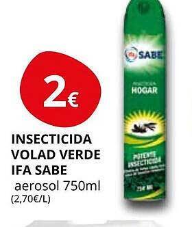 Supermercados MAS Insecticida volad verde ifa sabe oferta
