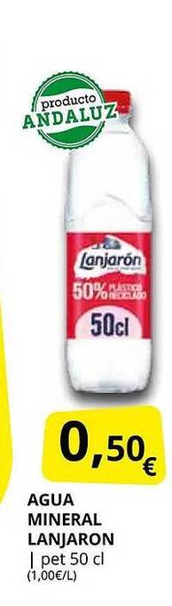 Supermercados MAS Agua mineral lanjaron oferta