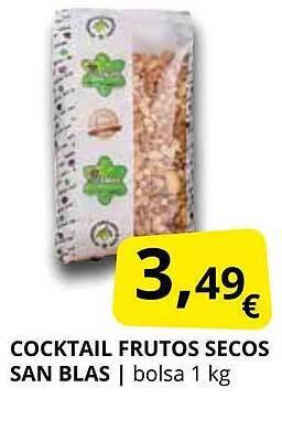 Supermercados MAS Cocktail frutos secos san blas oferta