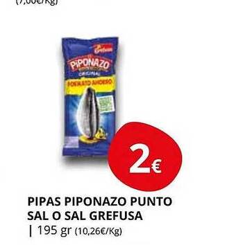 Supermercados MAS Pipas piponazo punto sal o sal grefusa oferta