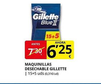 Supermercados MAS Maquinillas desechable gillette oferta