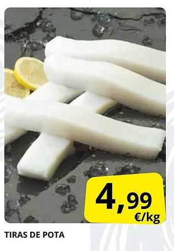 Supermercados MAS Tiras de pota oferta