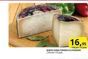 Supermercados MAS Queso oveja curado d.o ronkari oferta