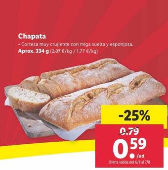 Lidl Chapata oferta