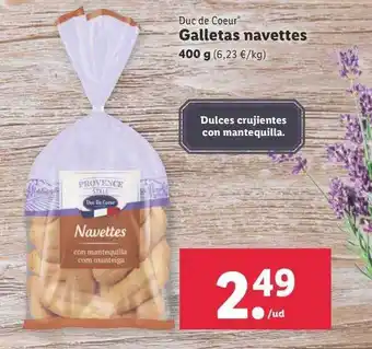 Lidl Duc de coeur galletas navettes oferta