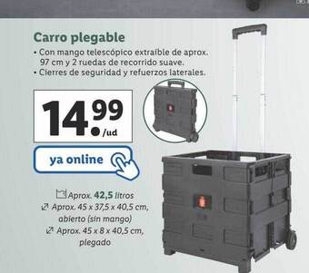 Lidl Carro plegable oferta