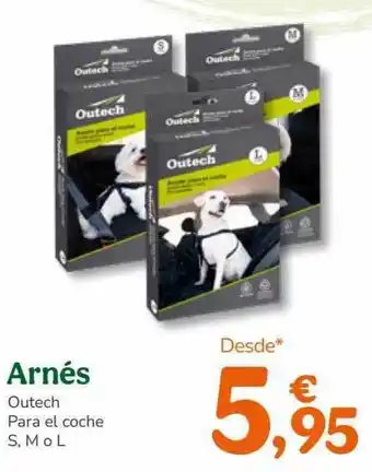 TiendAnimal Arnés outech para el coche oferta