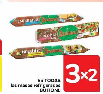 Carrefour En todas las masas refrigeradas buitoni oferta