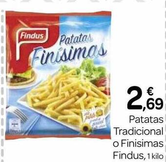 Supermercados El Jamón Patatas tradicional o finisimas findus oferta