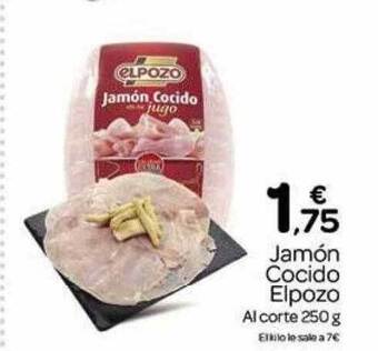 Supermercados El Jamón Jamón cocido elpozo oferta