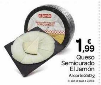 Supermercados El Jamón Queso semicurado el jamón oferta