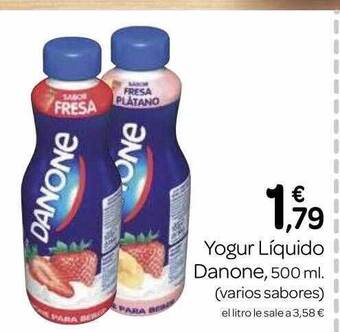 Supermercados El Jamón Yogur líquido danone oferta