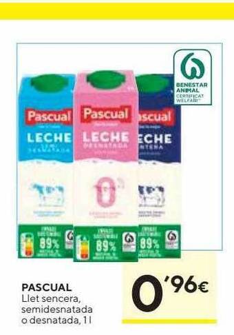 Caprabo Pascual oferta