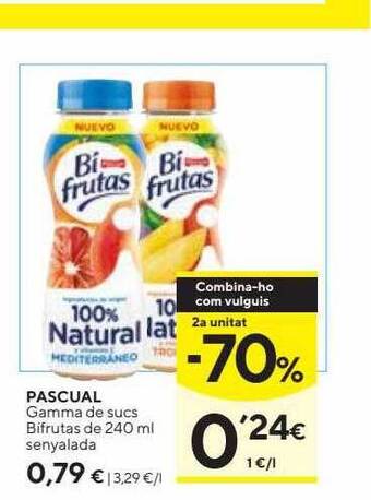 Caprabo Pascual oferta