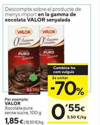 Caprabo Valor oferta