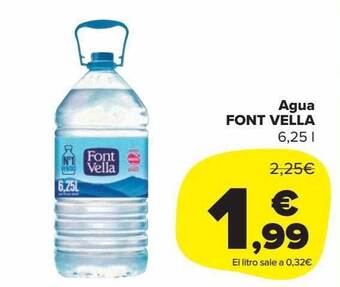 Carrefour Market Agua font vella oferta