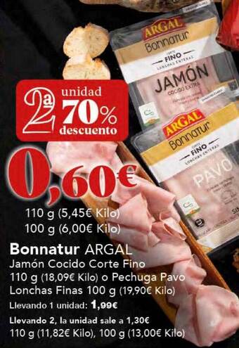 Gadis 2a unidad 70% descuento bonnatur argal oferta