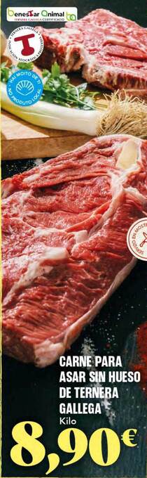 Gadis Carne para asar sin hueso de ternera gallega oferta
