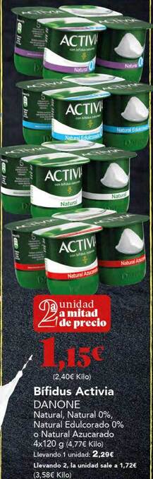 Gadis Bifidus activia danone oferta