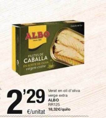 SPAR Fragadis Verat en oli d'oliva verge extra albo oferta