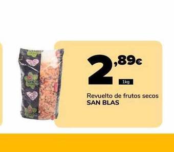 Supeco Revuelto de frutos secos san blas oferta