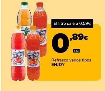 Supeco Refresco varios tipos enjoy oferta