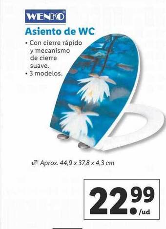 Lidl Wenko asiento de wc oferta