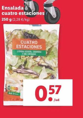 Lidl Ensalada cuatro estaciones oferta