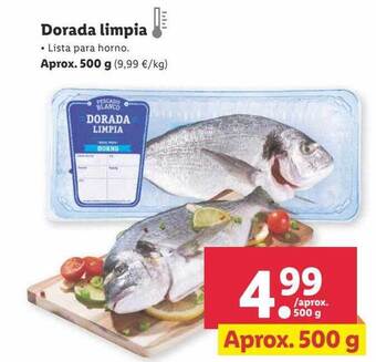Lidl Dorada limpia oferta
