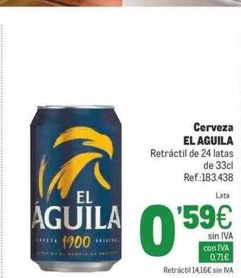 Makro Cerveza el aguila oferta