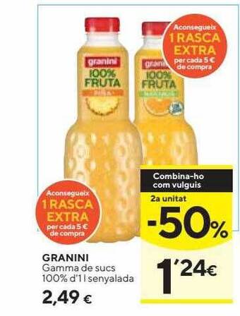 Caprabo Granini oferta
