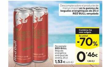 Caprabo Red bull oferta