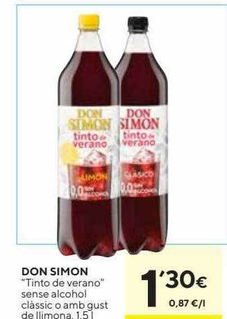 Caprabo Don simon oferta